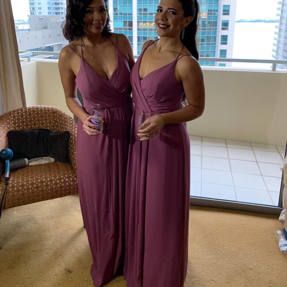 David’s bridal bridesmaid dress